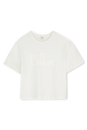 T-Shirt A Maniche Corte CHLOÉ KIDS | C20858117